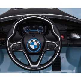 Comprar Coche Eléctrico Infantil a batería BMW I8 Coupé Azul Claro 12v 2.4g