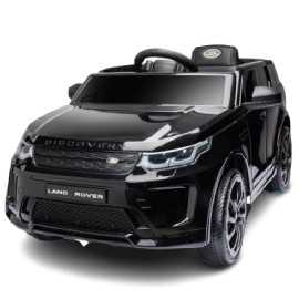 Comprar Coche Eléctrico Infantil a Batería Land Rover Discovery 12v 2.4g Negro Metalizado