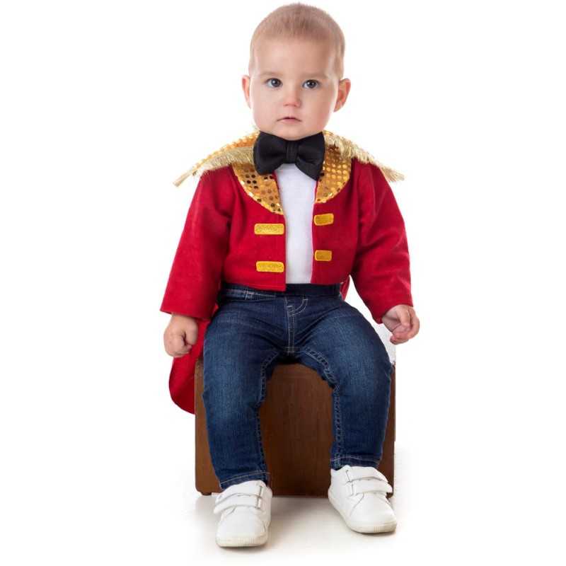 Comprar Disfraz Bebé Domador Circo con Frac Rojo