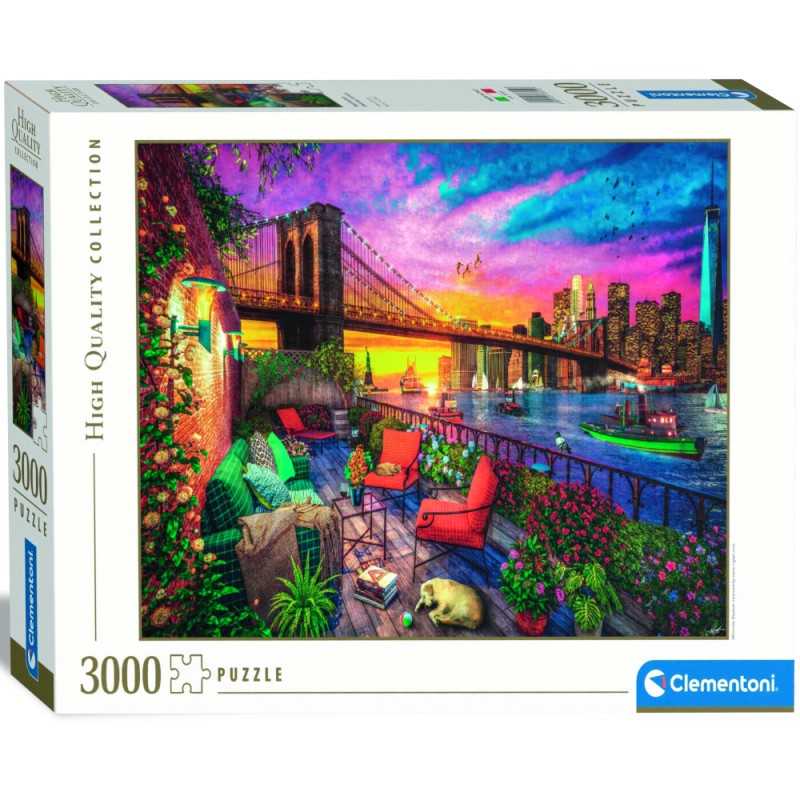 Comprar Puzzle 3000 piezas Atardecer en la Terraza en Manhattan