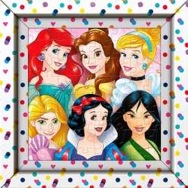 Comprar Puzzle 60 piezas Princesas Disney con Marco