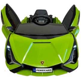 Comprar Coche Eléctrico a batería Infantil Lamborghini Sian Verde12v