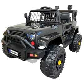 Comprar Coche Eléctrico a batería Infantil Jeep Mountain King 12V 2.4G Negro