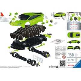 Donde comprar Lamborghini Huracán Evo Verde Puzzle 3D