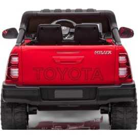 Oferta Coche Eléctrico Infantil a batería Toyota Hi-Lux Rojo Metalizado Mp4