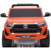Oferta Coche Eléctrico Infantil a batería Toyota Hi-Lux Naranja Metalizado Mp4