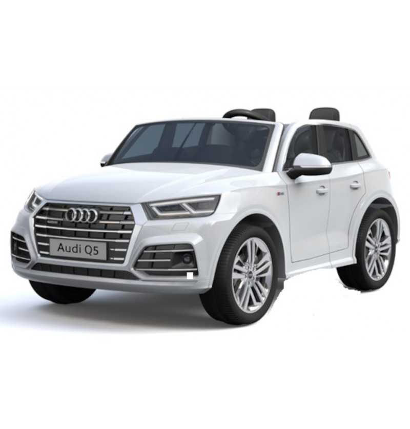 Comprar Coche Eléctrico Infantil a batería Audi Q5 12v Blanco 2 plazas