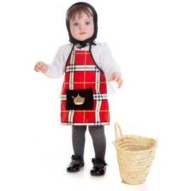 Oferta Disfraz de Castañera cuadros rojos para Bebé Halloween