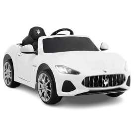 Oferta Coche Eléctrico a batería Infantil Maserati GC Sport Little Blanco 12v