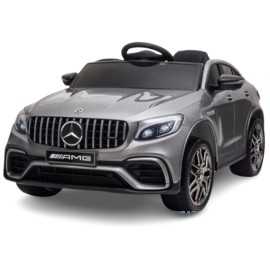 Comprar Coche Eléctrico Infantil a batería Mercedes GLC 63S Gris Metalizado 12v con MP4