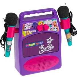 Oferta Micrófono Infantil Altavoz bluetooth Barbie con Dos micros