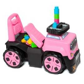 Oferta Correpasillos Infantil Jeep color Rosa 3 en 1