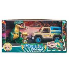 Comprar Coche Pickup con Dinosaurio Wild PinyPon Action
