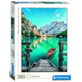 Comprar Puzzle 500 piezas Lago de Montaña con Desembarcadero