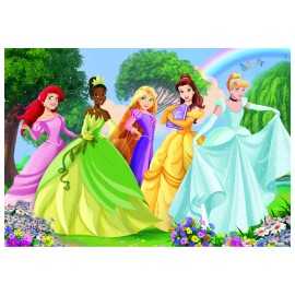 Oferta Puzzle 180 piezas Princesas Disney Sirenita, Rapunzel, Bella y Cenicienta