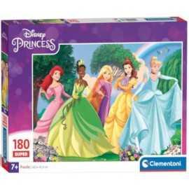 Comprar Puzzle 180 piezas Princesas Disney Sirenita, Rapunzel, Bella y Cenicienta