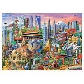 Oferta Puzzle 1500 piezas Símbolos y Monumentos de Asia